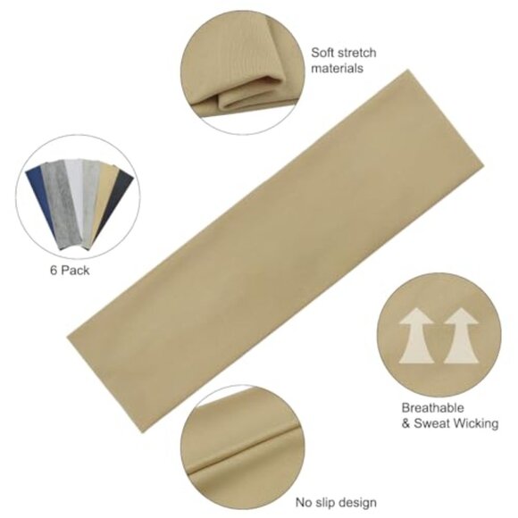 14-Piece Non-Slip Hair Clips & Elastic Headbands Set for Workouts - Picture 4 of 7